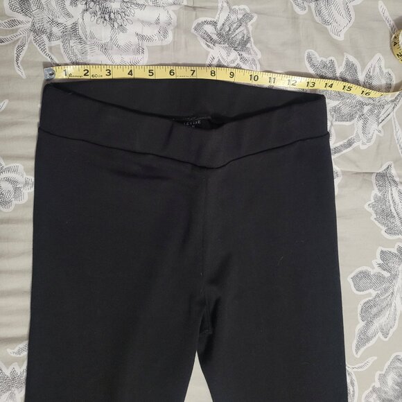 Larry Levine Black Pull On Stretch Straight Leg Pant Size Small EUC - Picture 2 of 7